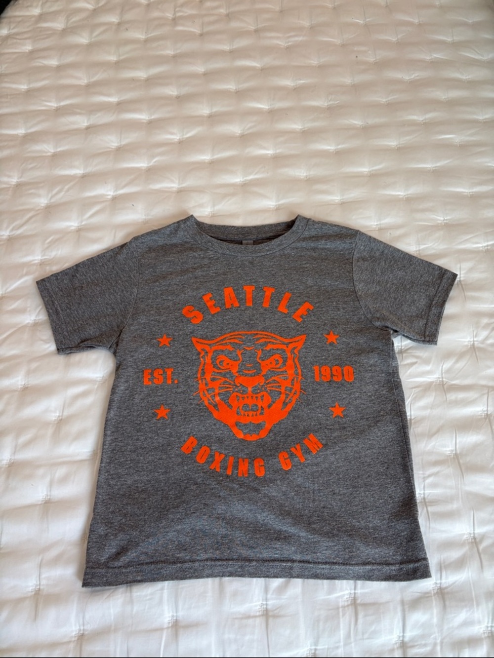 Seattle Boxing Gym Gray Tee